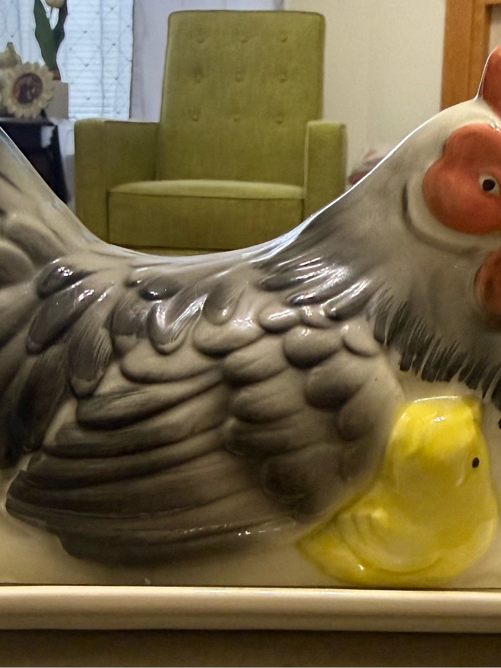 Vintage 1982 Otagiri Japan Hen & Chick Ceramic Butter Dish w/ Tray – Farmhouse